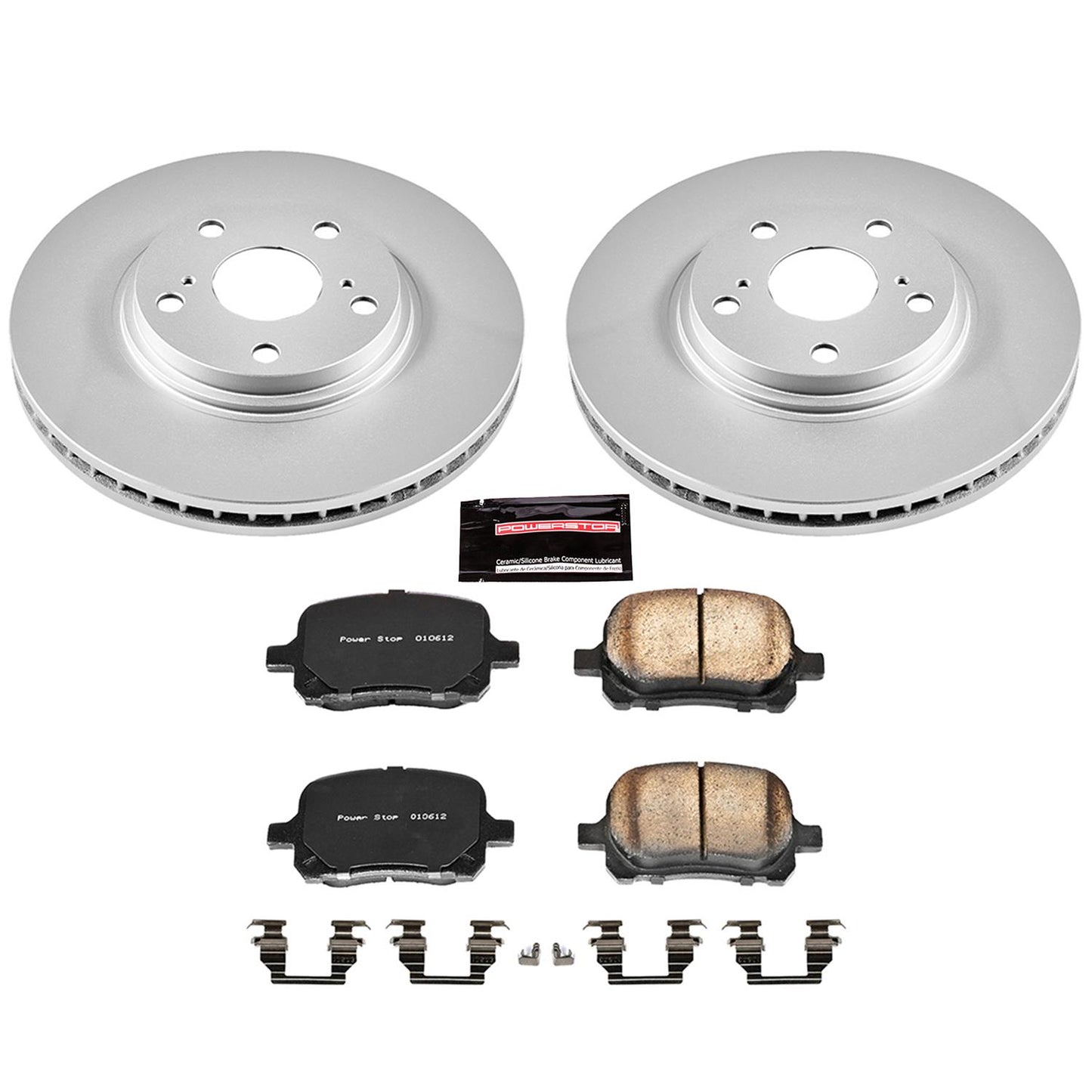 Power Stop Z17 Evolution Plus GEOMET Coated Brake Kits CRK1135