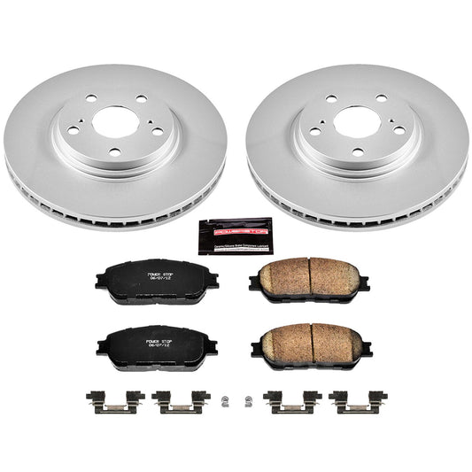 Power Stop Z17 Evolution Plus GEOMET Coated Brake Kits CRK1141