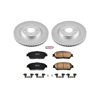 Power Stop Z17 Evolution Plus GEOMET Coated Brake Kits CRK1141