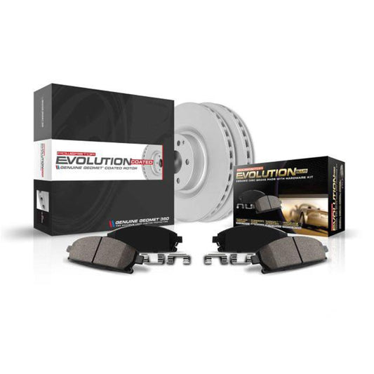 Power Stop Z17 Evolution Plus GEOMET Coated Brake Kits CRK1214