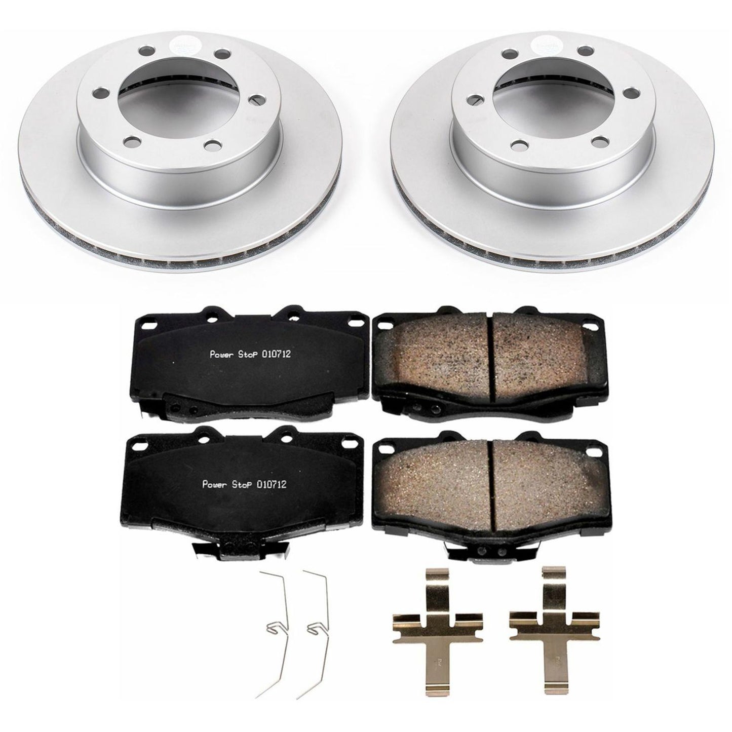 Power Stop Z17 Evolution Plus GEOMET Coated Brake Kits CRK1233