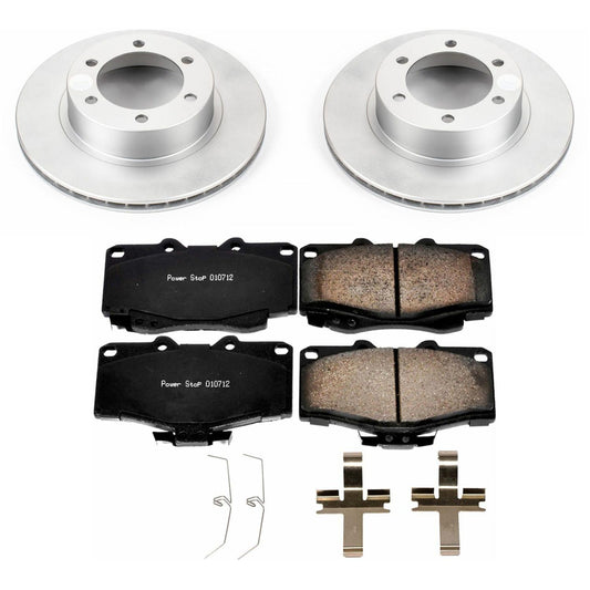 Power Stop Z17 Evolution Plus GEOMET Coated Brake Kits CRK1236