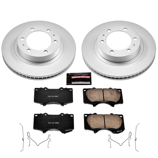 Power Stop Z17 Evolution Plus GEOMET Coated Brake Kits CRK137