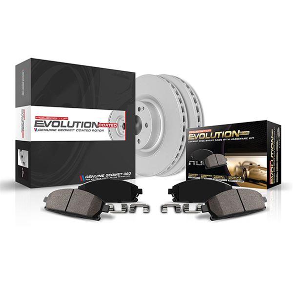 Power Stop Z17 Evolution Plus GEOMET Coated Brake Kits CRK1985