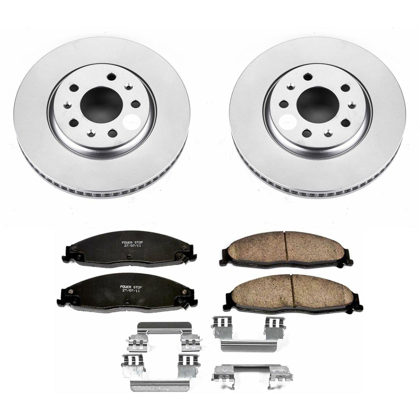 Power Stop Z17 Evolution Plus GEOMET Coated Brake Kits CRK1423