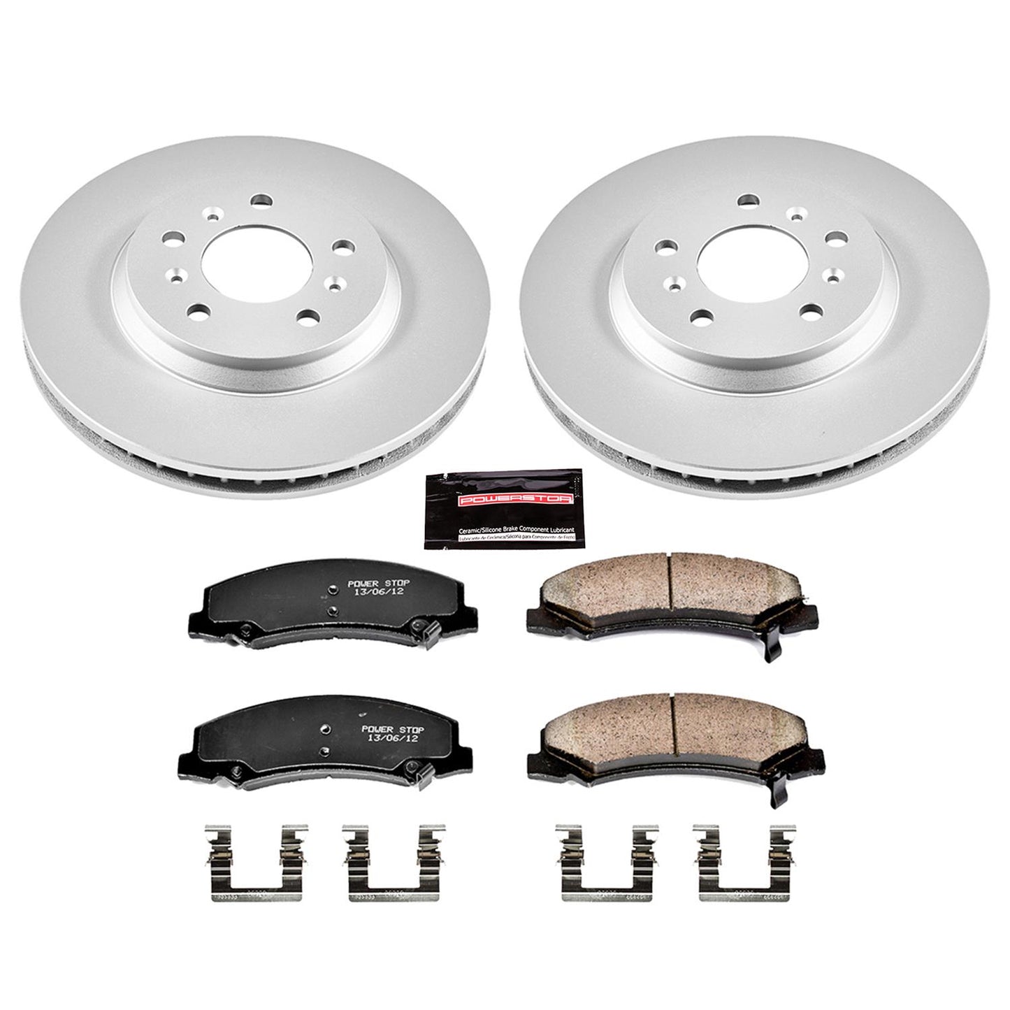 Power Stop Z17 Evolution Plus GEOMET Coated Brake Kits CRK1437