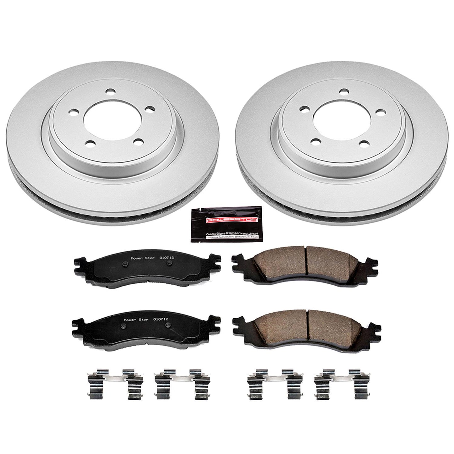 Power Stop Z17 Evolution Plus GEOMET Coated Brake Kits CRK1441