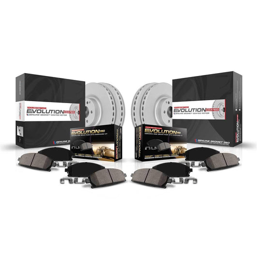 Power Stop Z17 Evolution Plus GEOMET Coated Brake Kits CRK8275