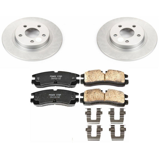 Power Stop Z17 Evolution Plus GEOMET Coated Brake Kits CRK1567