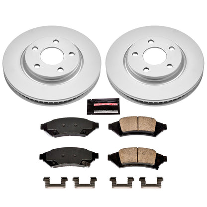 Power Stop Z17 Evolution Plus GEOMET Coated Brake Kits CRK1586