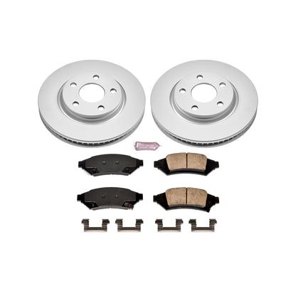 Power Stop Z17 Evolution Plus GEOMET Coated Brake Kits CRK1586