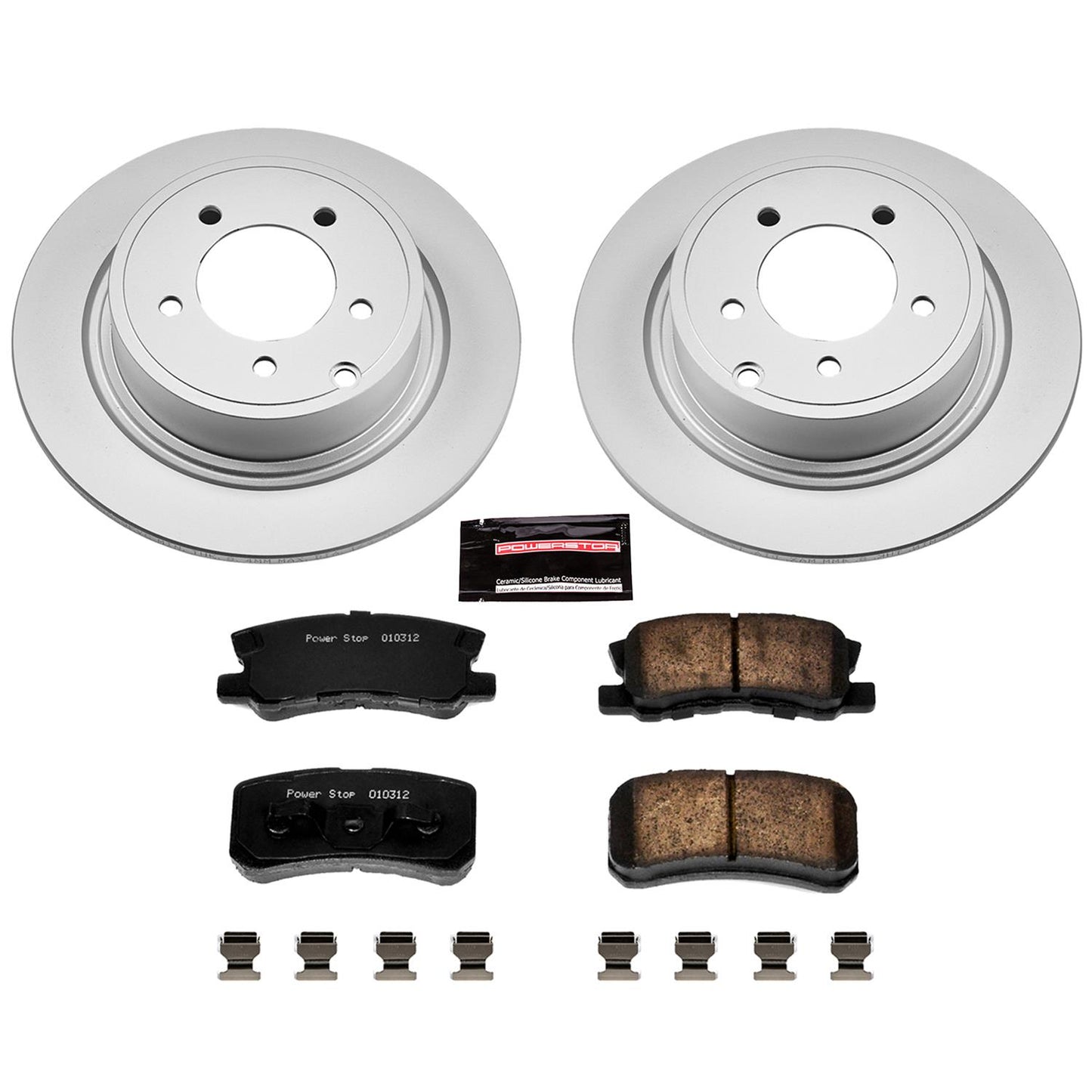 Power Stop Z17 Evolution Plus GEOMET Coated Brake Kits CRK1630