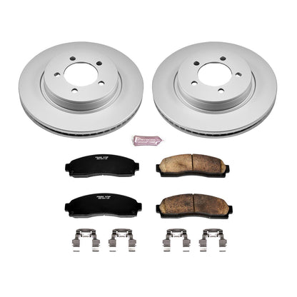 Power Stop Z17 Evolution Plus GEOMET Coated Brake Kits CRK1931