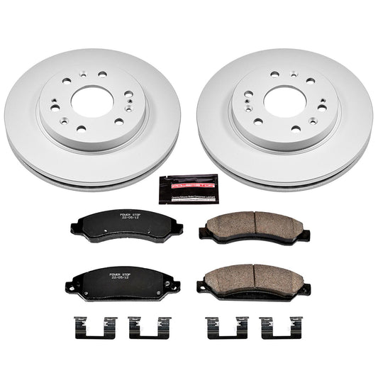 Power Stop Z17 Evolution Plus GEOMET Coated Brake Kits CRK2067