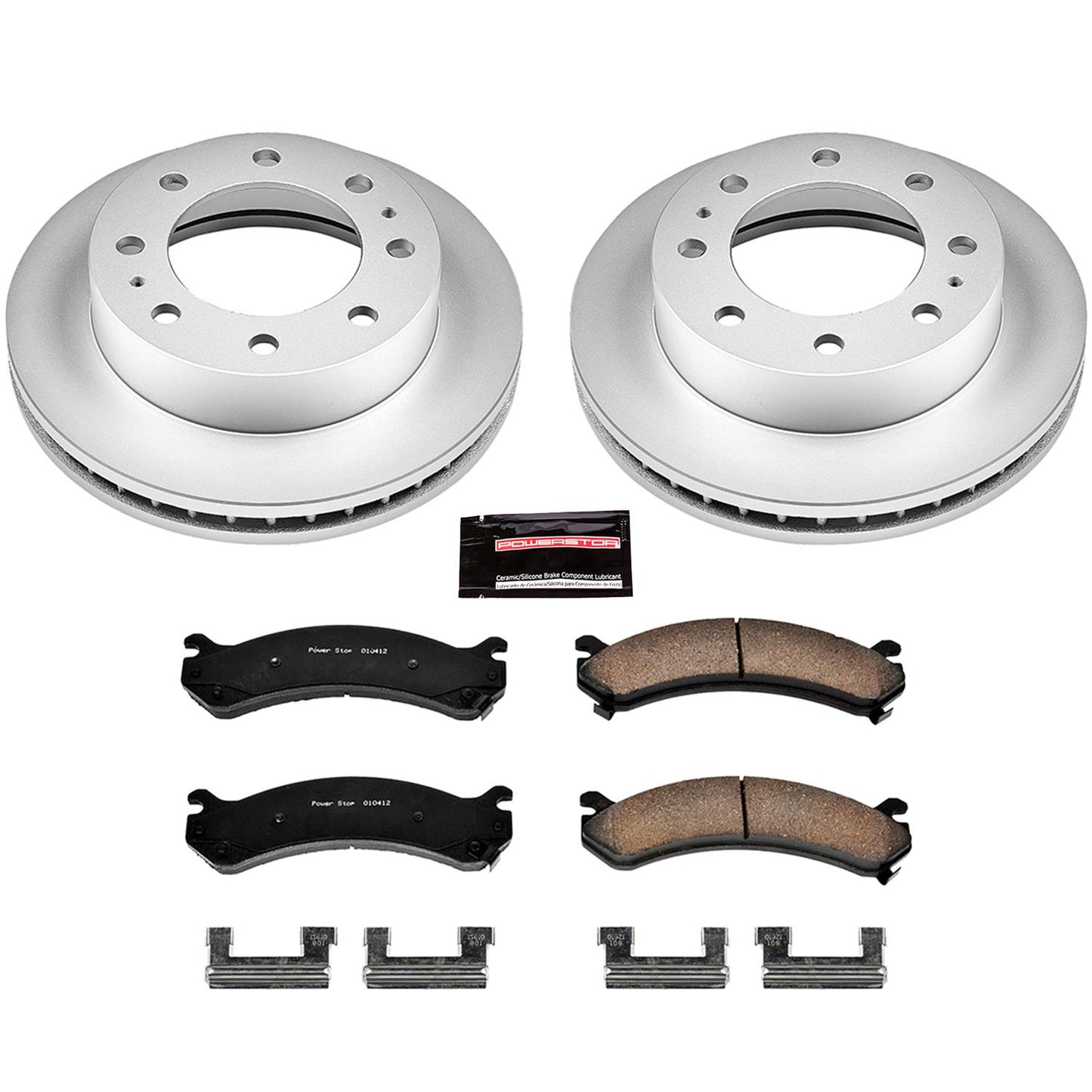 Power Stop Z17 Evolution Plus GEOMET Coated Brake Kits CRK2071