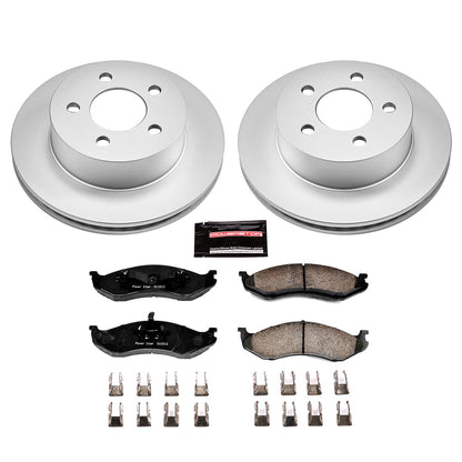 Power Stop Z17 Evolution Plus GEOMET Coated Brake Kits CRK2152