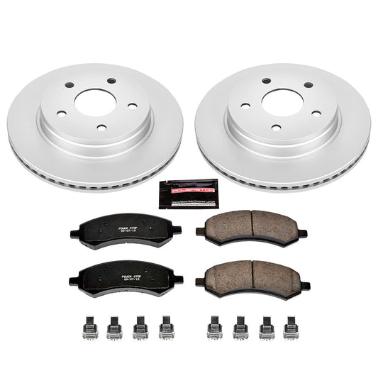 Power Stop Z17 Evolution Plus GEOMET Coated Brake Kits CRK2163