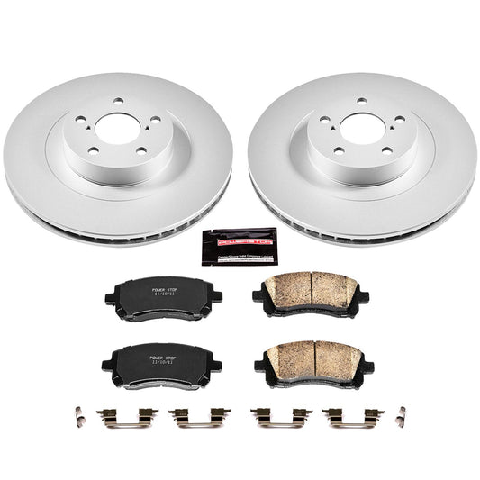 Power Stop Z17 Evolution Plus GEOMET Coated Brake Kits CRK2369