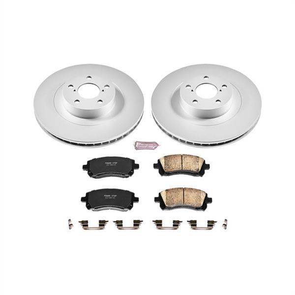 Power Stop Z17 Evolution Plus GEOMET Coated Brake Kits CRK2369