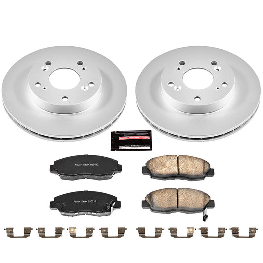 Power Stop Z17 Evolution Plus GEOMET Coated Brake Kits CRK2384