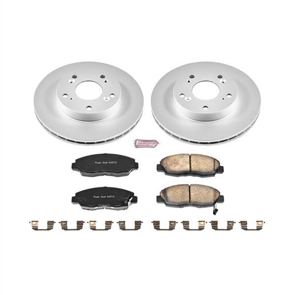 Power Stop Z17 Evolution Plus GEOMET Coated Brake Kits CRK2384