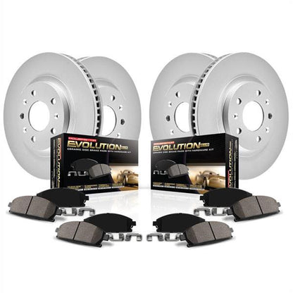 Power Stop Z17 Evolution Plus GEOMET Coated Brake Kits CRK5368