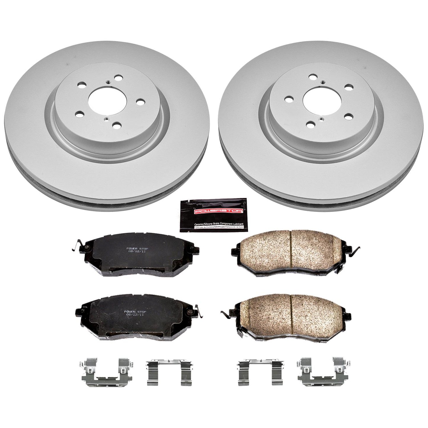 Power Stop Z17 Evolution Plus GEOMET Coated Brake Kits CRK285