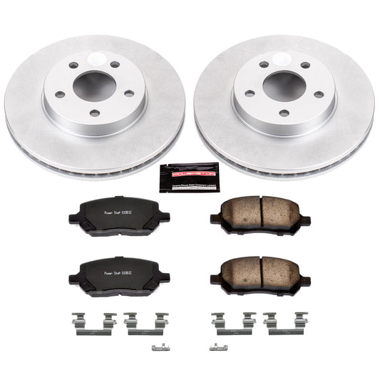 Power Stop Z17 Evolution Plus GEOMET Coated Brake Kits CRK2983