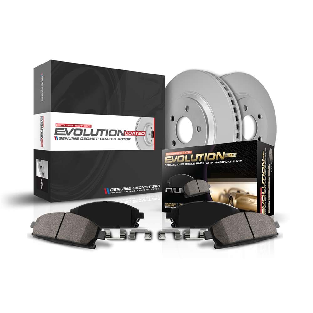 Power Stop Z23 Evolution Sport GEOMET Coated Brake Kits CRK3063