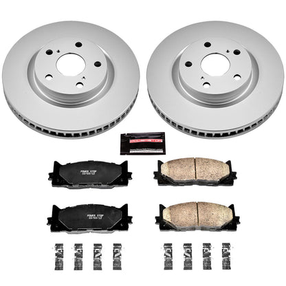 Power Stop Z17 Evolution Plus GEOMET Coated Brake Kits CRK3053