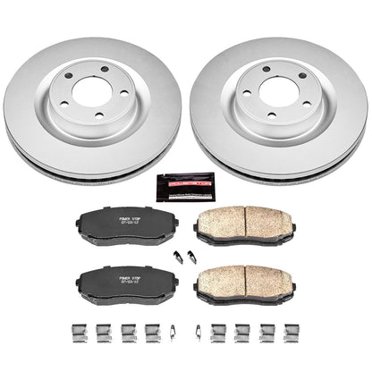 Power Stop Z17 Evolution Plus GEOMET Coated Brake Kits CRK3057