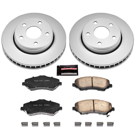 Power Stop Z17 Evolution Plus GEOMET Coated Brake Kits CRK3097