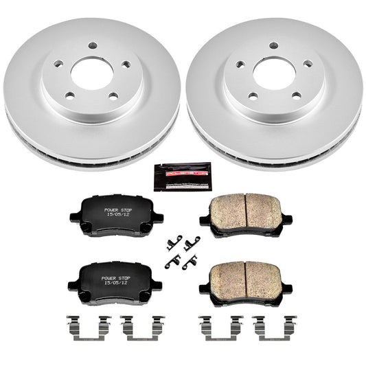 Power Stop Z17 Evolution Plus GEOMET Coated Brake Kits CRK3116