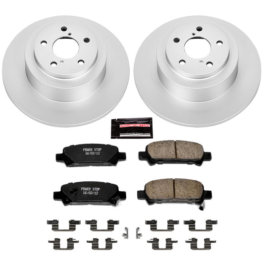 Power Stop Z17 Evolution Plus GEOMET Coated Brake Kits CRK3124