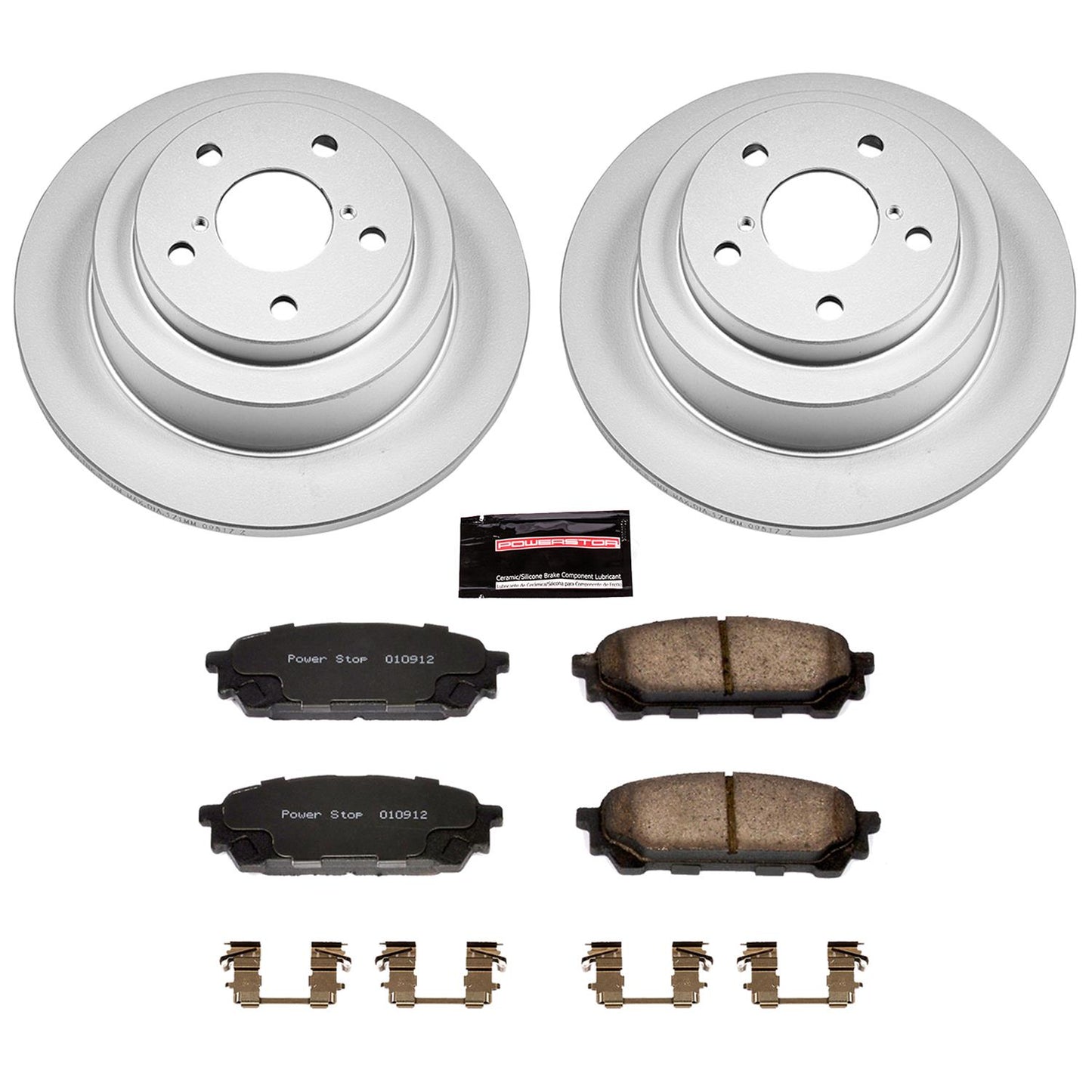 Power Stop Z17 Evolution Plus GEOMET Coated Brake Kits CRK447