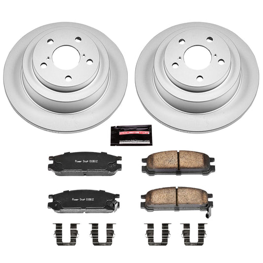 Power Stop Z17 Evolution Plus GEOMET Coated Brake Kits CRK448