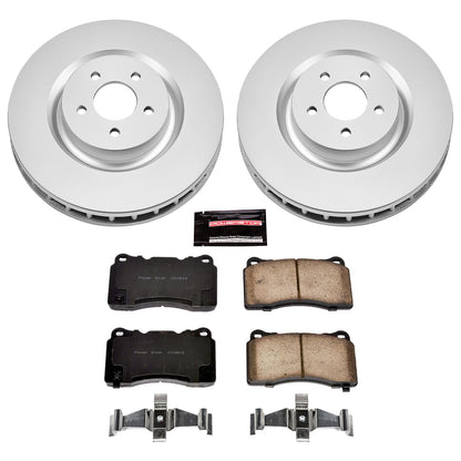 Power Stop Z17 Evolution Plus GEOMET Coated Brake Kits CRK4547