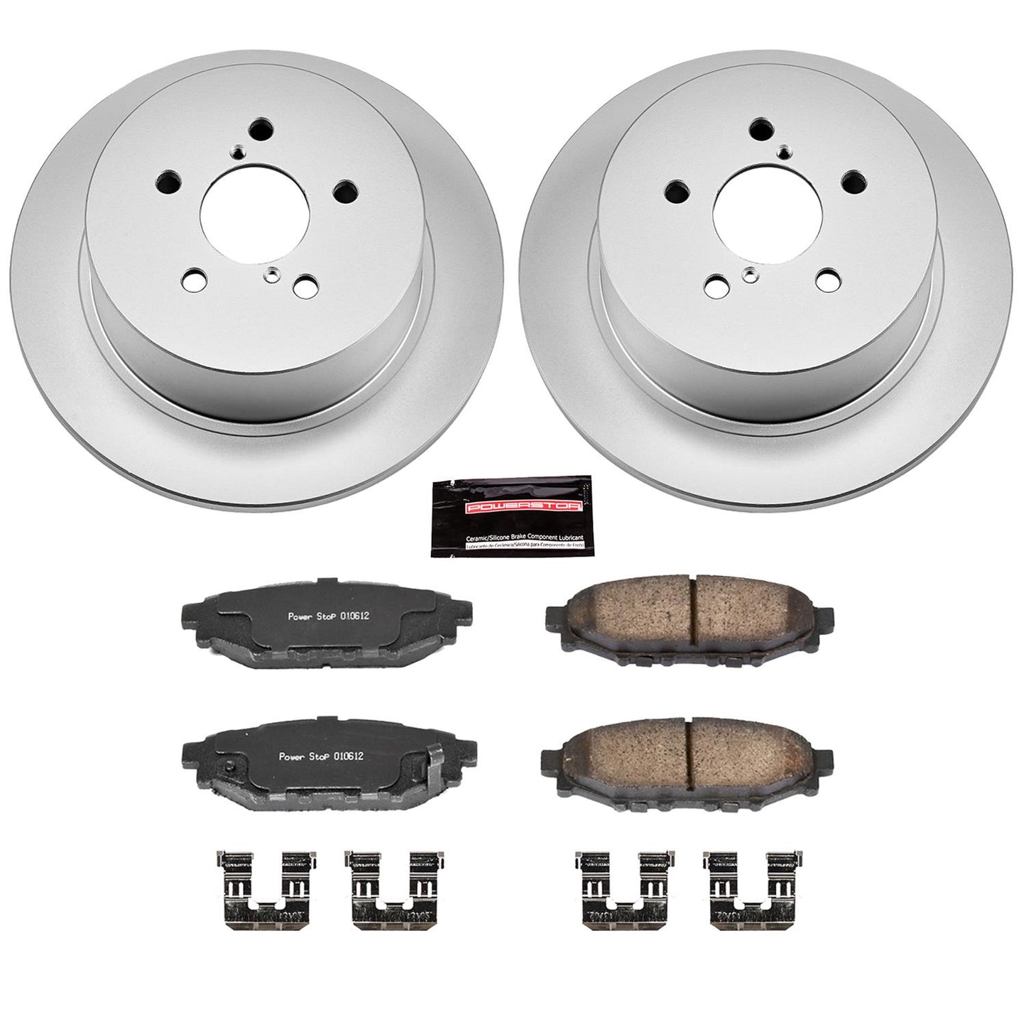 Power Stop Z17 Evolution Plus GEOMET Coated Brake Kits CRK4632