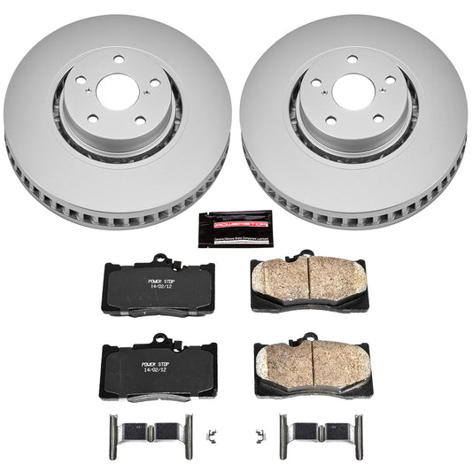 Power Stop Z17 Evolution Plus GEOMET Coated Brake Kits CRK4634