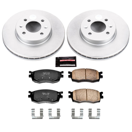 Power Stop Z17 Evolution Plus GEOMET Coated Brake Kits CRK4652