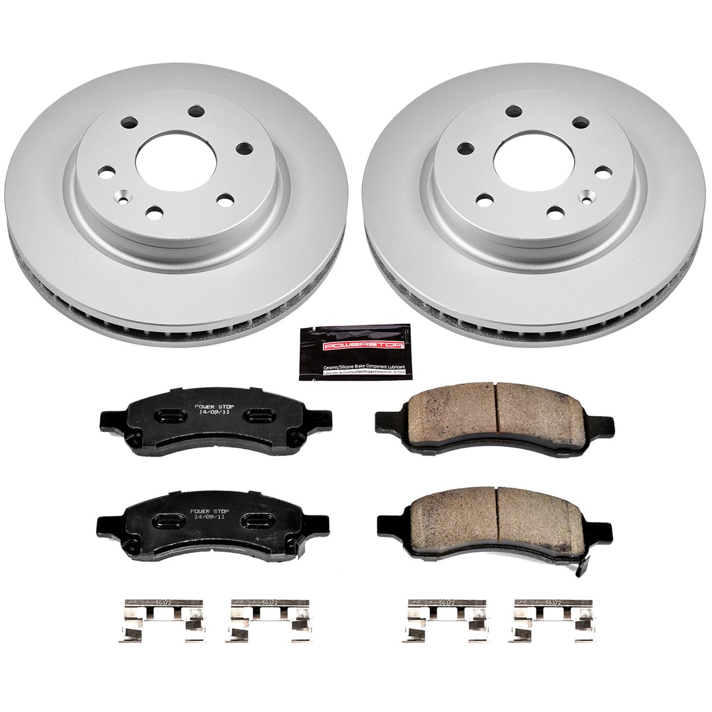 Power Stop Z17 Evolution Plus GEOMET Coated Brake Kits CRK4657