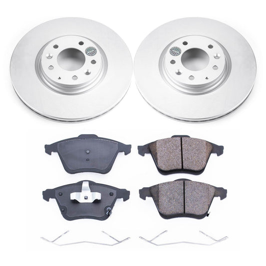 Power Stop Z17 Evolution Plus GEOMET Coated Brake Kits CRK4660