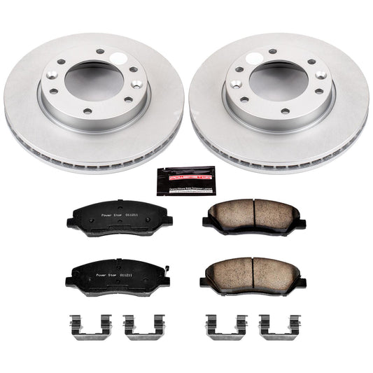 Power Stop Z17 Evolution Plus GEOMET Coated Brake Kits CRK4664