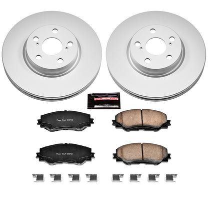 Power Stop Z17 Evolution Plus GEOMET Coated Brake Kits CRK4669