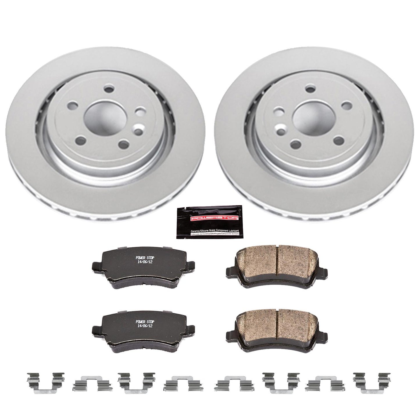 Power Stop Z23 Evolution Sport GEOMET Coated Brake Kits CRK4702