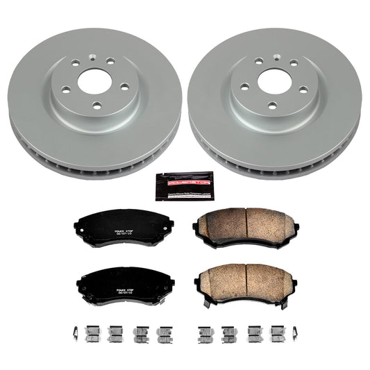 Power Stop Z17 Evolution Plus GEOMET Coated Brake Kits CRK4720