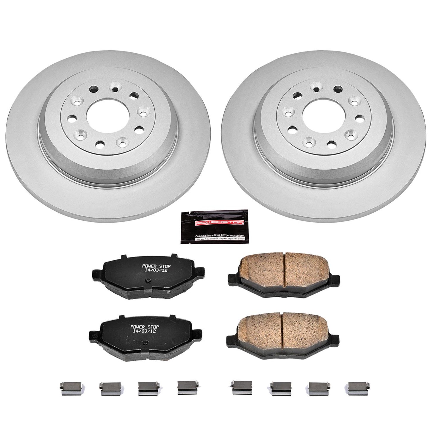 Power Stop Z17 Evolution Plus GEOMET Coated Brake Kits CRK4744
