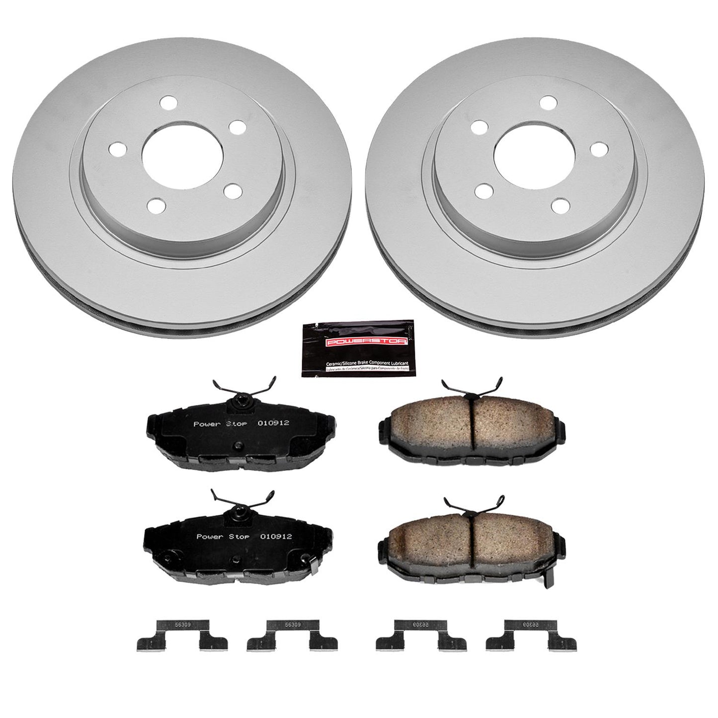 Power Stop Z17 Evolution Plus GEOMET Coated Brake Kits CRK4749