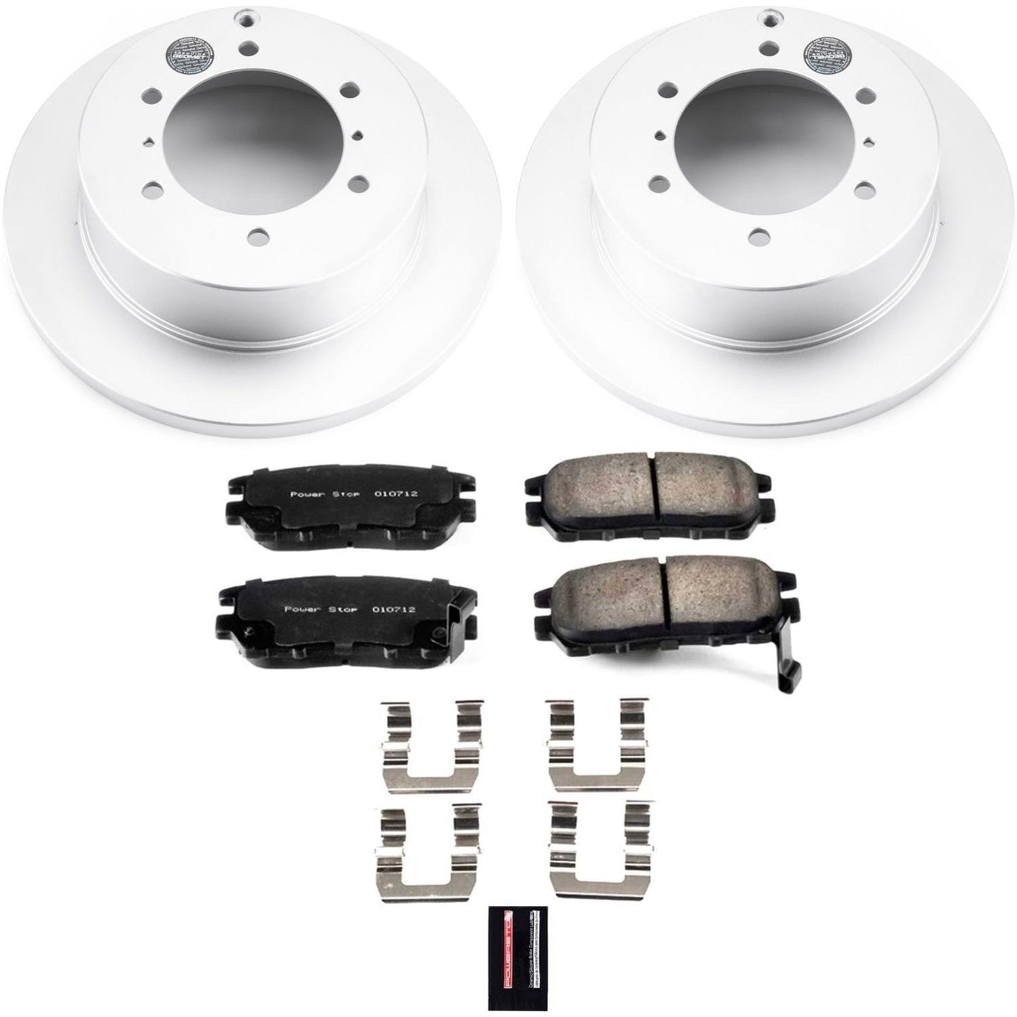 Power Stop Z17 Evolution Plus GEOMET Coated Brake Kits CRK5022