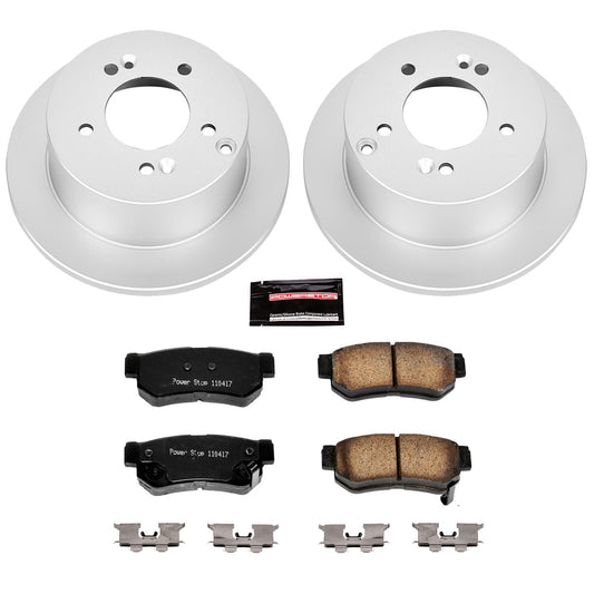 Power Stop Z17 Evolution Plus GEOMET Coated Brake Kits CRK5214